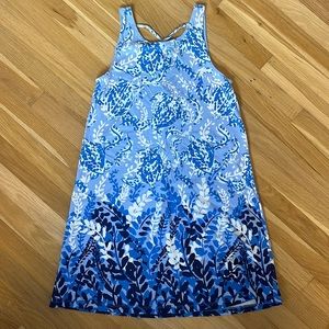Lilly Pulitzer Kristen dress in blue Peri turtley